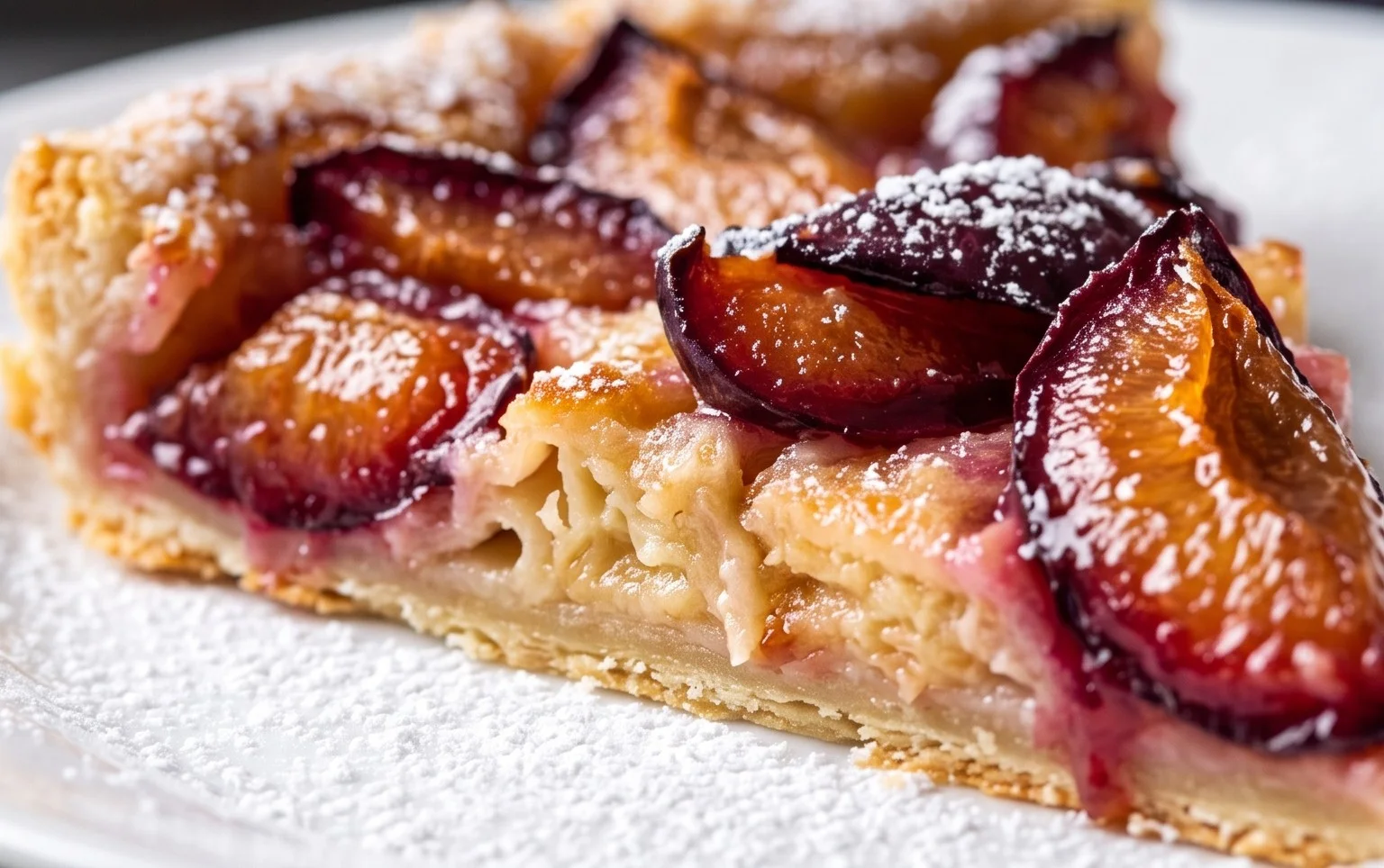 Tarte flamande aux prunes