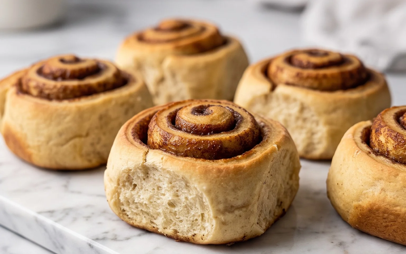 Roulés à la cannelle au levain ultra-moelleux
