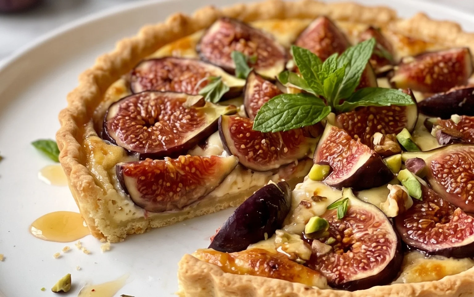 Tarte aux figues, fromage et miel : la meilleure recette